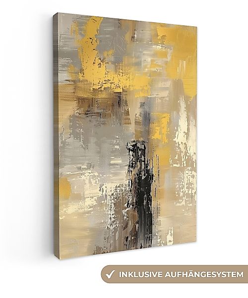 OneMillionCanvasses® Leinwandbild Abstrakt - Gelb - günstig online kaufen
