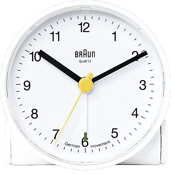 Braun Wecker BNC001 Quarzwecker analog weiß günstig online kaufen