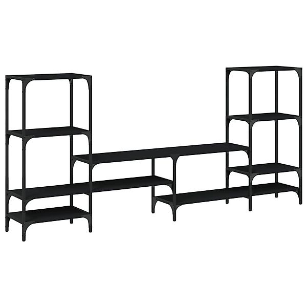 vidaXL TV-Schrank TV-Schrank Schwarz 206,5x28,5x95 cm günstig online kaufen