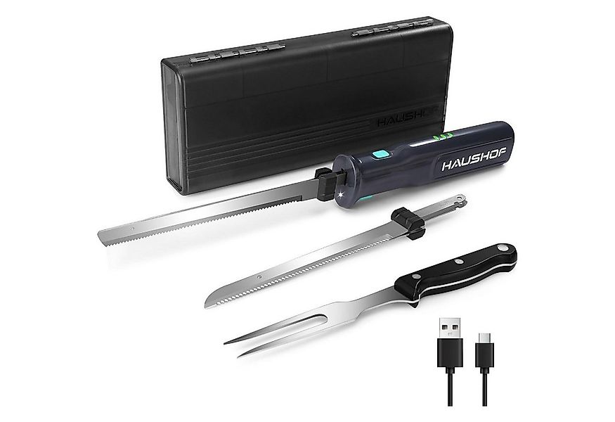 LuxusKollektion Cuttermesser Elektromesser Kabellos 2Klingen Edelstahl 2000 günstig online kaufen