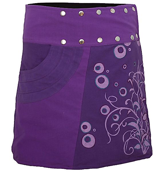 PUREWONDER Wickelrock Wickelrock mit floraler Struktur günstig online kaufen