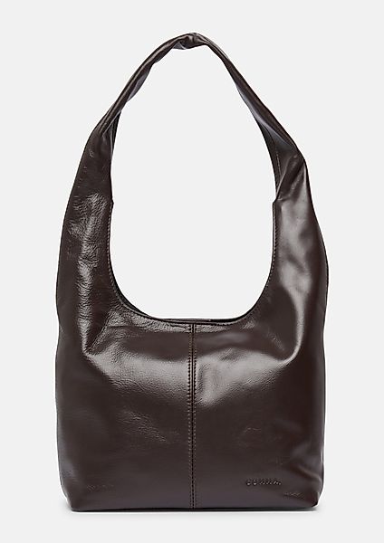 comma Tragetasche Kleine Slouchy-Bag aus Glattleder günstig online kaufen
