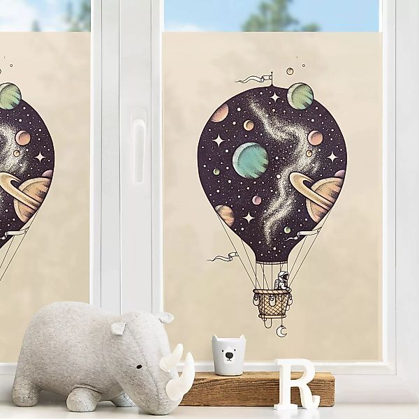 Fensterfolie Kosmischer Ballon günstig online kaufen
