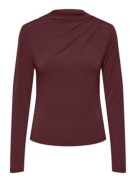 pieces Langarmshirt PCMADISON LS DRAPED TOP JRS NOOS BC günstig online kaufen