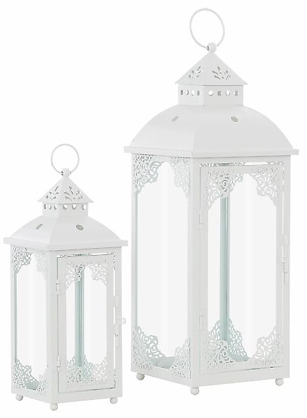 Home affaire Kerzenlaterne Weihnachtsdeko (Set, 2 günstig online kaufen