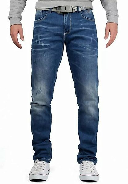 Cipo & Baxx 5-Pocket-Jeans Hose BA-CD386 W30/L34 (1-tlg) Stonewashed Effekt günstig online kaufen