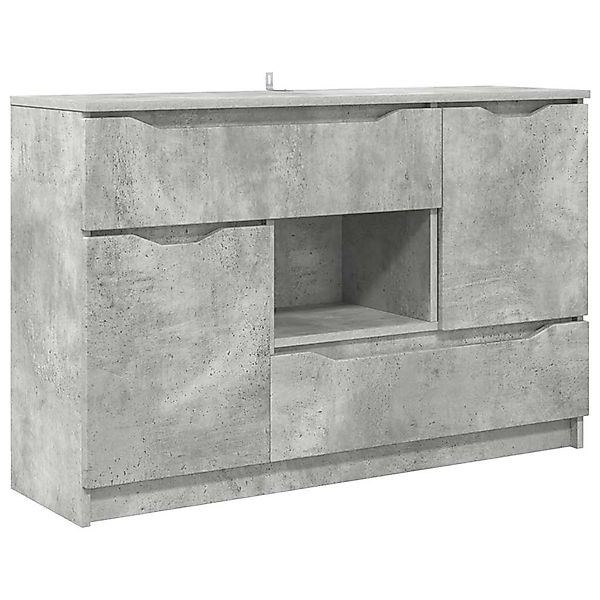 vidaXL Sideboard Beton Grau 100 x 30 x 65,6 Holzwerkstoff 888790 günstig online kaufen