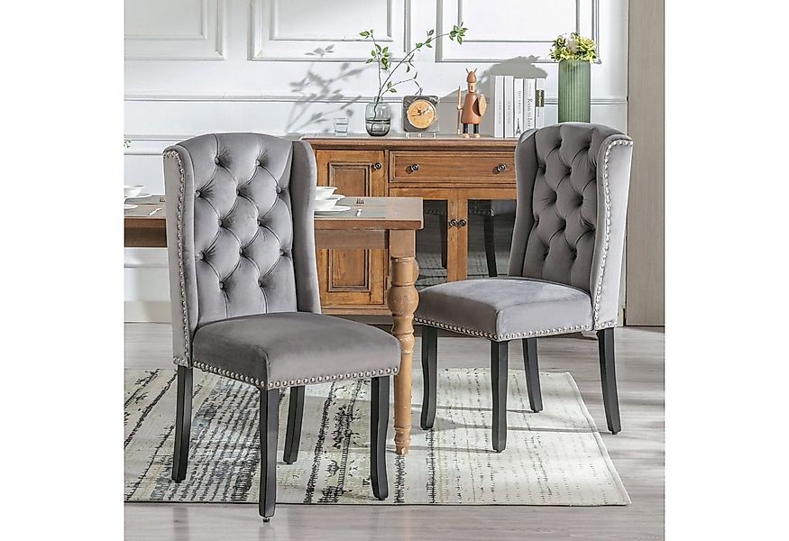 Flieks Esszimmerstuhl (Set, 2 St), 2er Set Polsterstuhl Wohnzimmerstuhl Sam günstig online kaufen