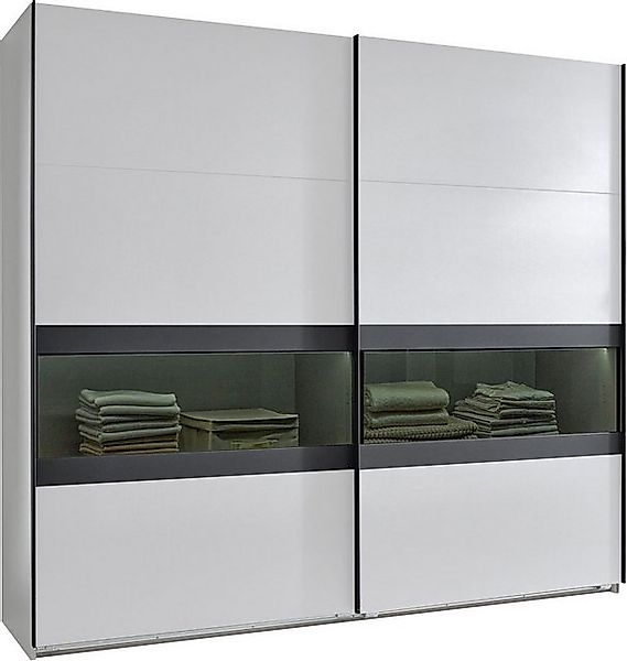 Wimex Schwebetürenschrank Easy Plus (2 Türen, mit Kleiderstangen, mit Einle günstig online kaufen