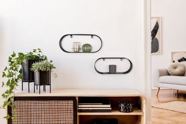 MIRRORS AND MORE Wandregal "Joyce" Set, 2 Stk. tlg. Mit Metallstreben, Wand günstig online kaufen