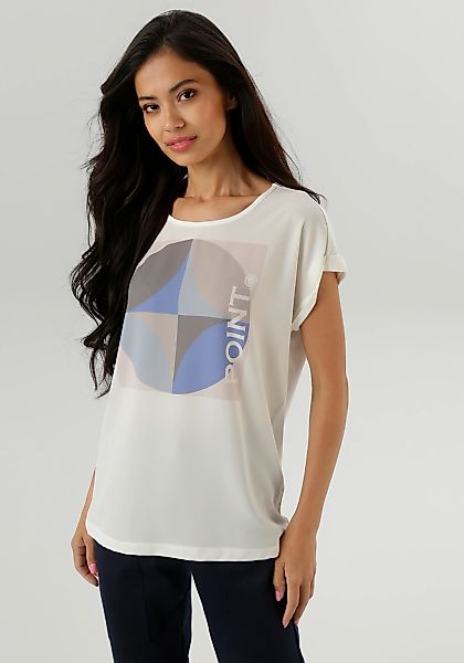 Aniston SELECTED Shirtbluse im Materialmix günstig online kaufen