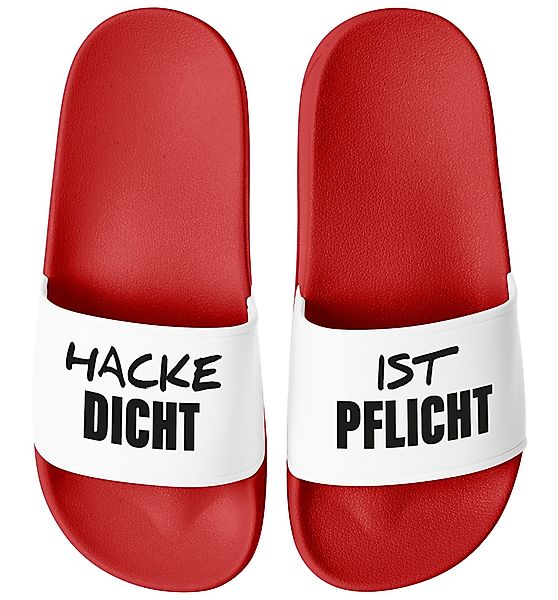 MoonWorks Badeschlappen Badelatschen Unisex mit Aufdruck günstig online kaufen