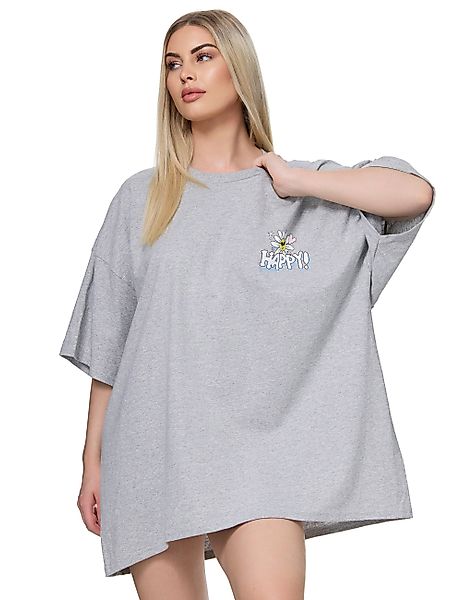 Worldclassca T-Shirt Worldclassca Oversized Print HAPPY günstig online kaufen