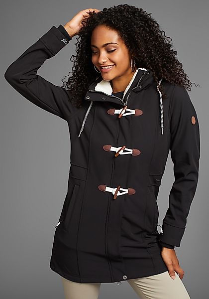 KangaROOS Softshelljacke, mit Kapuze, figurbetonte Passform, normaler Schni günstig online kaufen