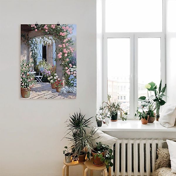 Artland Wandbild "Blumenangebot", Garten, (1 St.), als Leinwandbild, Poster günstig online kaufen