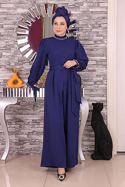 MODAMİHRAM Maxikleid Inci Detailliertes Jumpsuit-Kleid günstig online kaufen