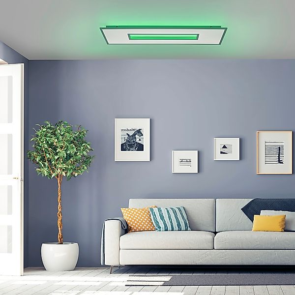 JUST LIGHT LED Deckenleuchte »RECESS«, 2 flammig, Leuchtmittel LED-Board-LE günstig online kaufen