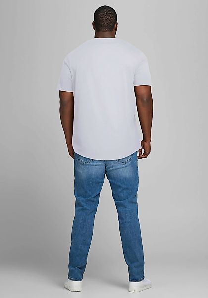 Jack & Jones Herren Rundhals T-Shirt JJENOA - Regular Fit Plussize günstig online kaufen