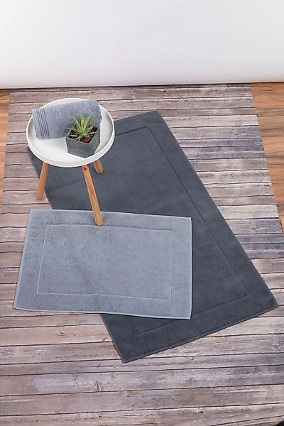 framsohn frottier Badematte "Uni Basic Hotelmatte" Höhe 11 mm beidseitig nu günstig online kaufen