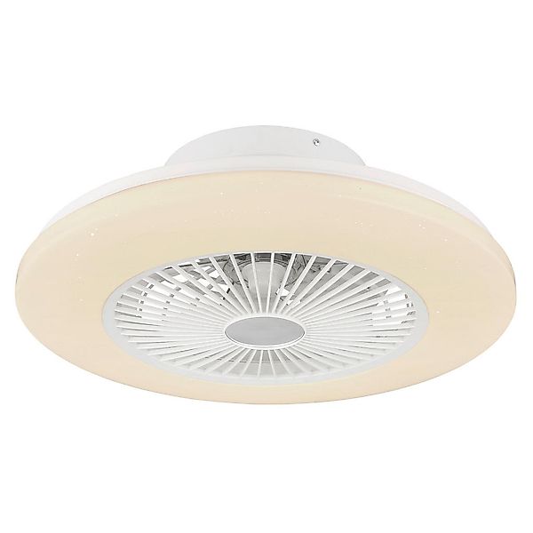 GLOBO LED-Deckenventilator weiß Opal H/D: ca. 16x52,5 cm max. 30 W günstig online kaufen