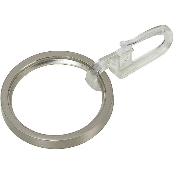 Mydeco Gardinen-Ringe Edelstahl-Optik Ø 3,4 cm für Ø 1,6 cm Gardinenstangen günstig online kaufen