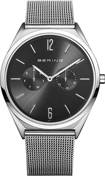 Bering Armbanduhr mit Milanaise Armband Slim Design 17140-002 Herrenuhr günstig online kaufen