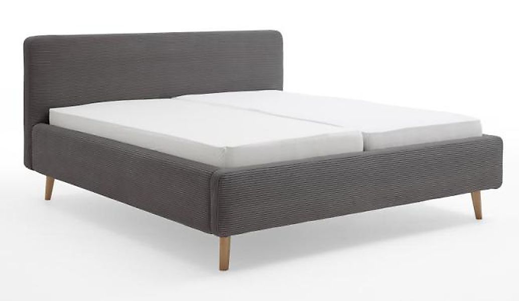 180x200 Polsterbett MATTIS  von Meise Möbel Grau günstig online kaufen