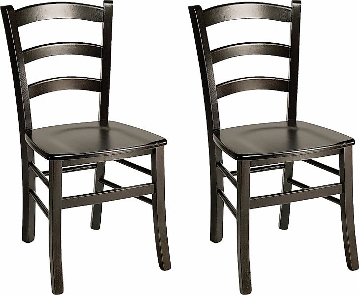 Home affaire Esszimmerstuhl "Super Paesana" (Set) 2 Stk.aus Buche Massivhol günstig online kaufen
