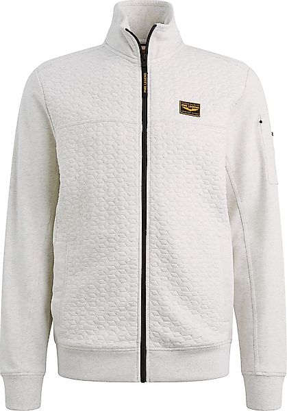 PME Legend Strickjacke Interlock Ecru - Größe XXL günstig online kaufen