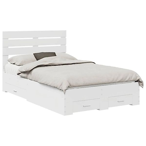 vidaXL Bettgestell mit Schubladen mit Kopfteil Holzwerkstoff 3411667 günstig online kaufen