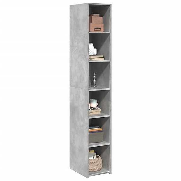 vidaXL Highboard Highboard Betongrau 30x41x185 cm günstig online kaufen