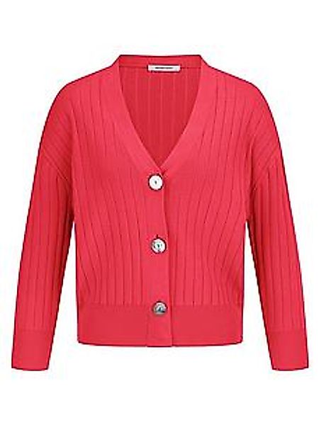 Cardigan aus 100% SUPIMA®-Baumwolle Peter Hahn rot günstig online kaufen
