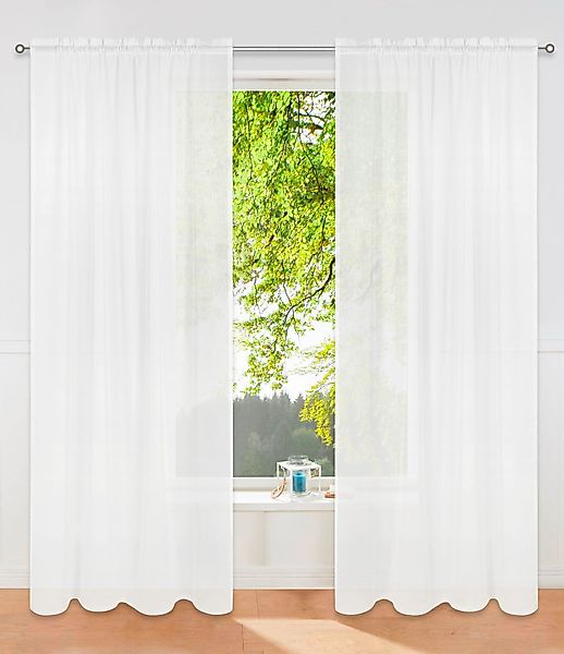 my home Gardine Dolly, Stangendurchzug (1 günstig online kaufen