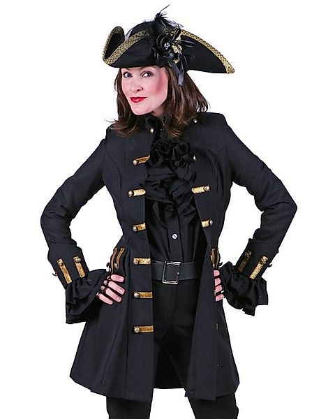 thetru Kostüm Piratin Jacke 'Jane Alday' Kostüm für Damen, Schw günstig online kaufen