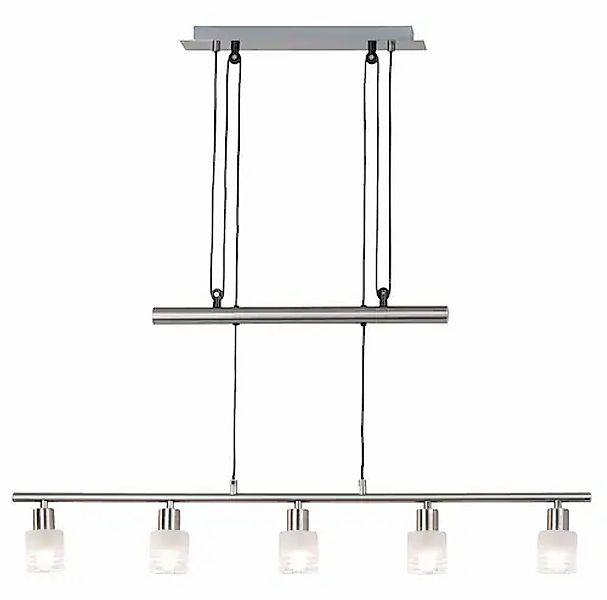 Brilliant LED Pendelleuchte »LEA« E14 5 x E14 max. 4W, 173cm Höhe, eisen/ch günstig online kaufen