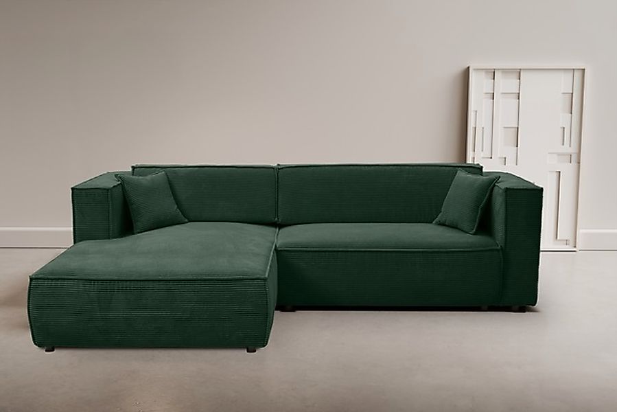WERK2 Ecksofa »Atlanta-New, modernes Design, Stellmaße 280x147cm, L-Form, K günstig online kaufen
