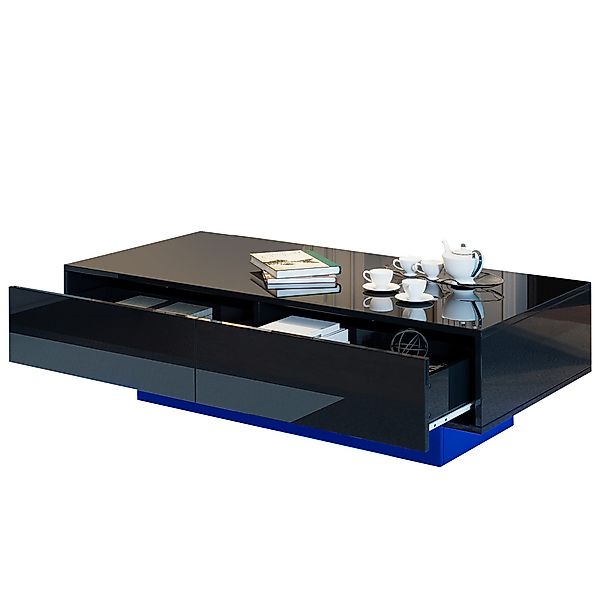 Merax Couchtisch Couchtisch hochglanz Sofatisch Beistelltisch günstig online kaufen