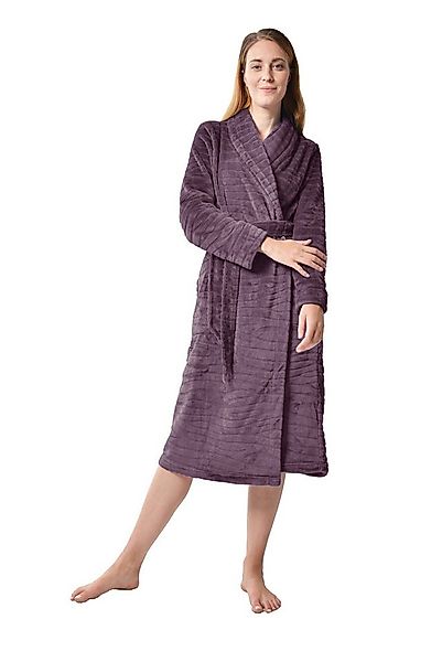 RAIKOU Damenbademantel RAIKOU Damen Morgenmantel Saunamantel weiches und su günstig online kaufen