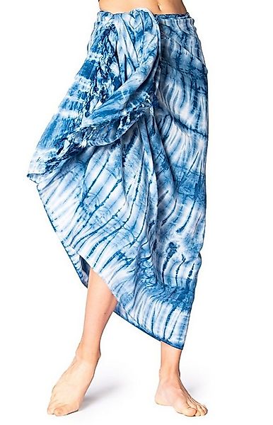 PANASIAM Pareo Sarong TieDye Design aus leichter Viskose Strandtuch Wrap, S günstig online kaufen