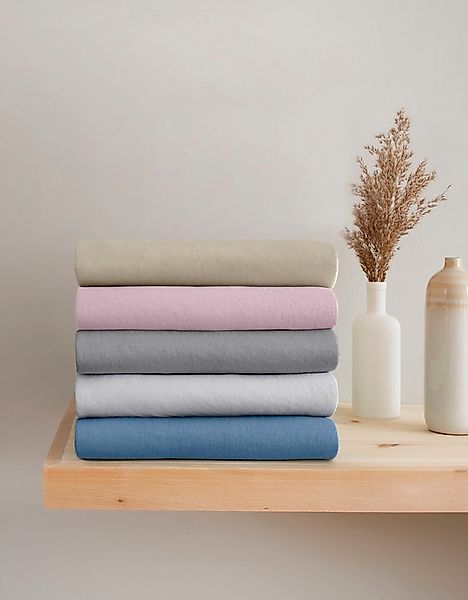 OTTO home Spannbettlaken "BIG STRIPE Jersey 160 g/m², 97% Bio-Baumwolle 3% günstig online kaufen