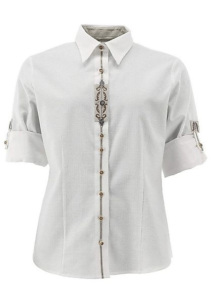 OS Trachten Trachtenbluse Fidaru Regular Fit, Liegekragen, 1/1-Krempelärmel günstig online kaufen
