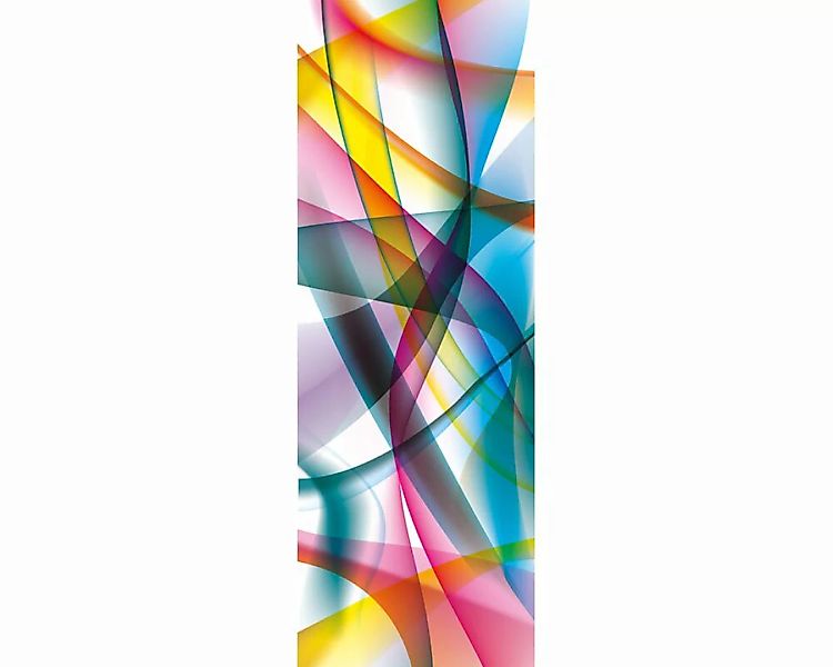 Dekopanel "Multicolour" 1,00x2,80 m / Glattvlies Perlmutt günstig online kaufen