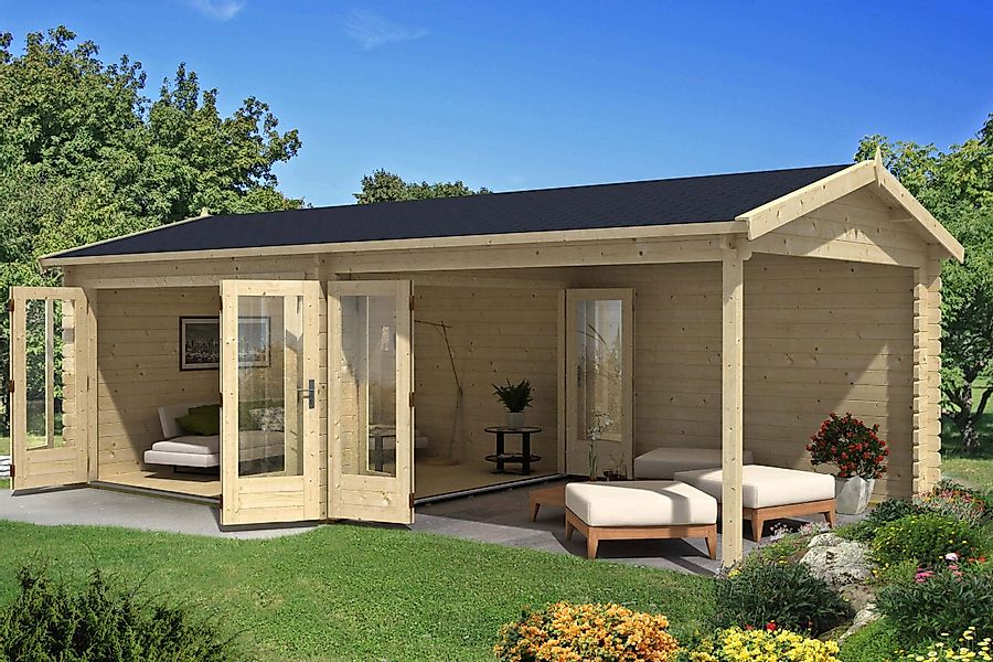 Alpholz Gartenhaus Holz Freiburg-44 ISO, BxT: günstig online kaufen