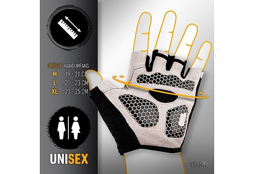 VELOElements® Fahrradhandschuhe Fahrradhandschuhe M günstig online kaufen