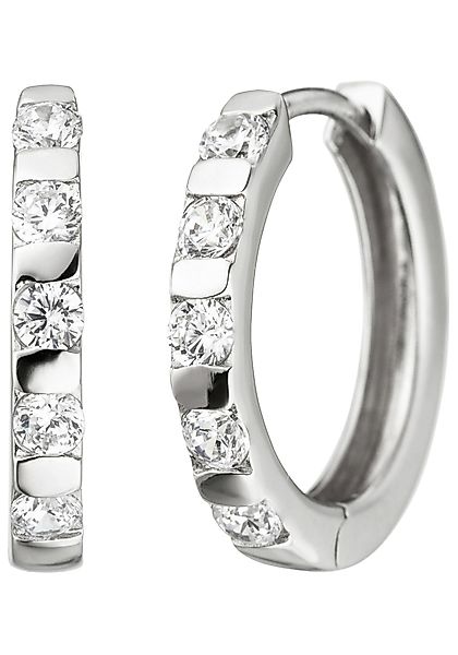 JOBO Paar Creolen, 925 Silber mit günstig online kaufen