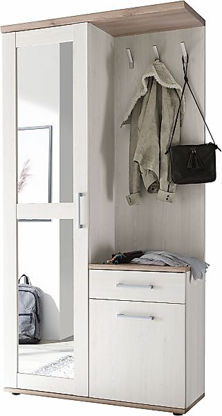 HBZ Kompaktgarderobe "Romance im Landhausstil, BxHxT 50x71x38 cm", (1 St.), günstig online kaufen