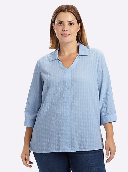 Sheego Klassische Bluse Tunika 3/4-Arm günstig online kaufen