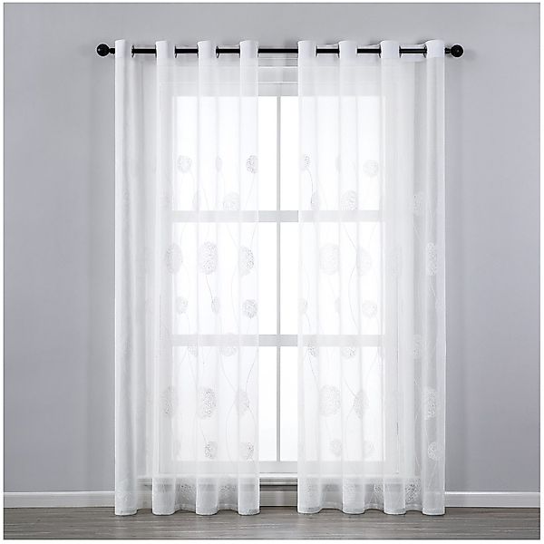 Qelus Vorhang 2er Set Sheer Voile günstig online kaufen