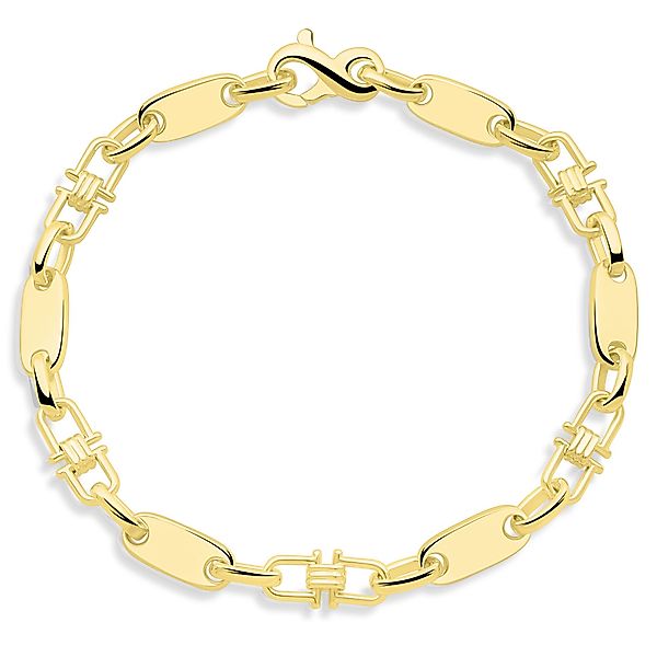Tony Fein Armband Plattenarmband 585er Vergoldet günstig online kaufen