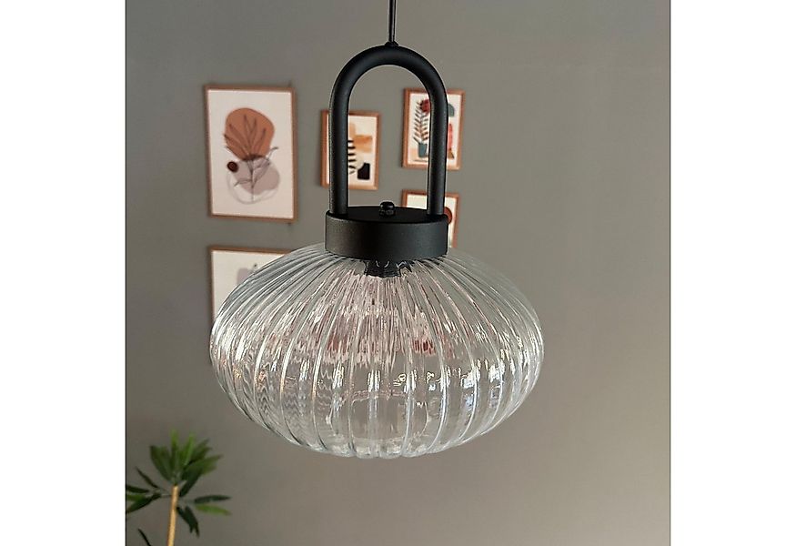 Bamyum Pendelleuchte Elegant Glas-Kronleuchter Hängelampe Restaurant Halle günstig online kaufen